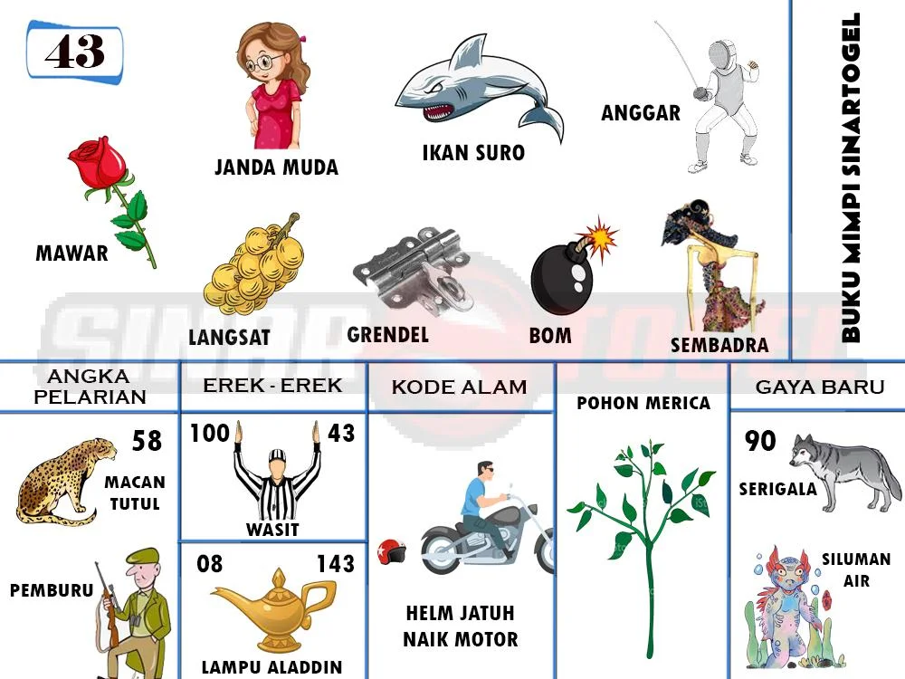 buku mimpi erek erek togel 43